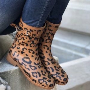 Hunter Boots - limited addition - cheetah print 🐆